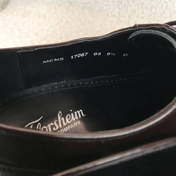 Florsheim “Lexington” burgundy cap toe oxford